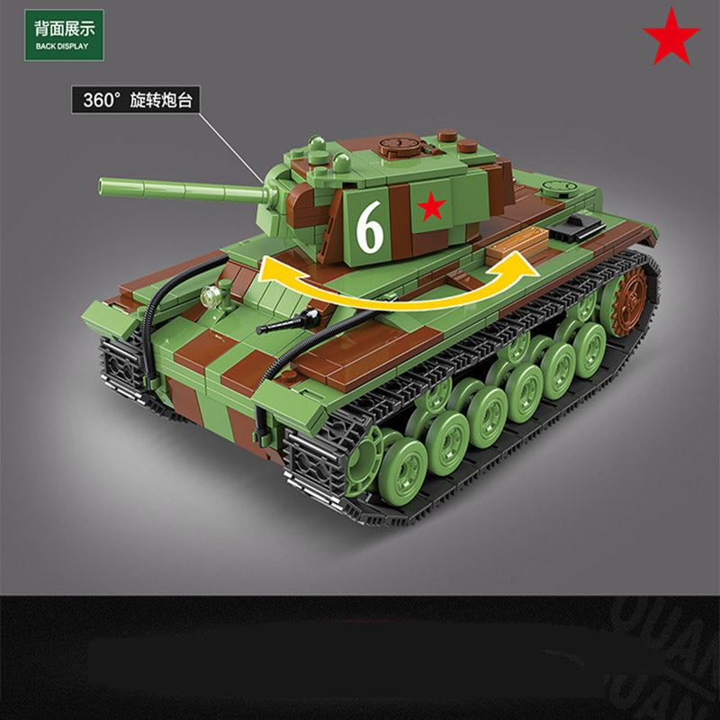 768PCS QUANGUAN 100070 KV-1 Heavy Panzer