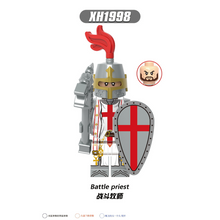 X0348 Medieval Roman Knight Series Golden Knight Minifigures
