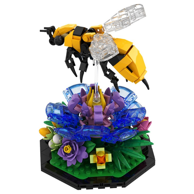 Gobricks version) 200pcs+ MOC Bee, Butterfly, Dragonfly Animal