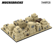 7449PCS MOC-102135 Tatooine Mos Eisley - Modular Desert City