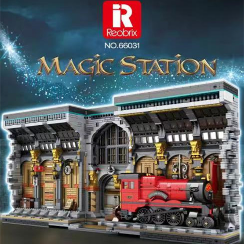 3060PCS Reobrix 66031 Harry Potter Magic Station Bookends