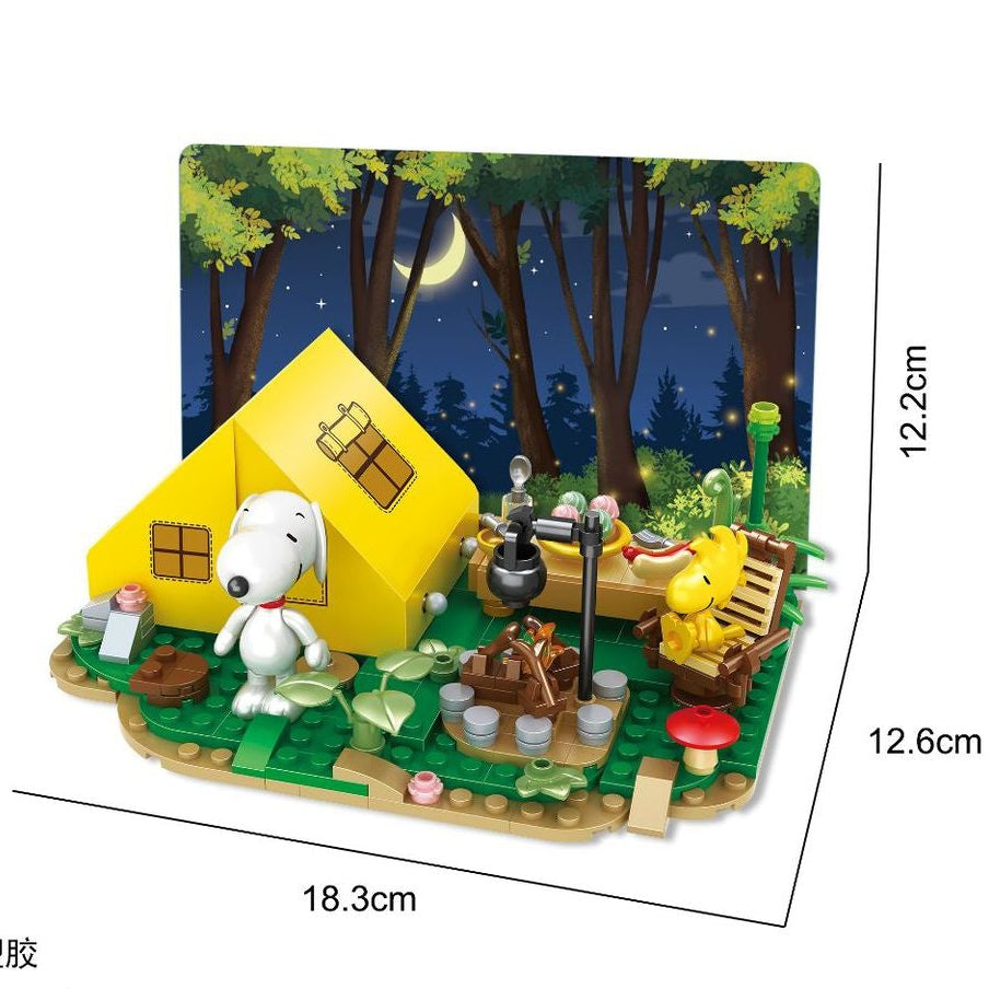 Snoopy Heart Peanuts Sculpture 95 cm Black & Gold