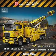 4883PCS MOULDKING 17028 Road Rescue Car Yellow