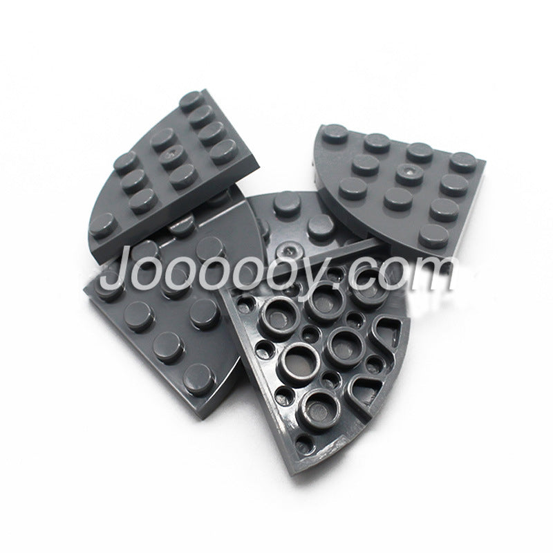 10pcs 4*4 Round shape Wedge Plate MOC Bricks 30565