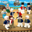 10pcs Professional Minifigure Pirate Sailor Captain Chef