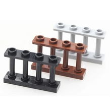 20pcs 1*4*2 Four-hole fence MOC Bricks 15332