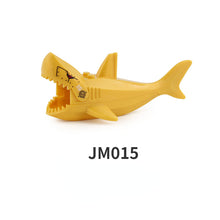 4pcs JM013-016 Animal series scene accessories shark Minifigures