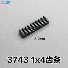 10pcs Cada 3743 87761 6630 64781 Technic Gear Rack 1x4 1x7 1x8 1x13 with Axle and Pin Holes