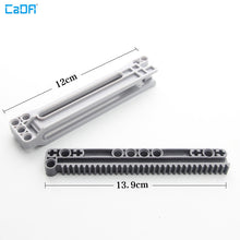 2sets 18940+18942 Gear Rack 1x14x2 Housing with Axle and Pin Holes