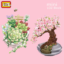 389PCS+LOZ 1660 1661 Potted Series (mini bricks) MINI Bricks