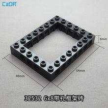 5pcs 32532 Brick 6 x 8 Open Center