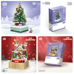 LOZ 1237 1238 Christmas Series Music Box – Joy Bricks
