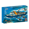 815pcs 66117 Arctic Research Ship