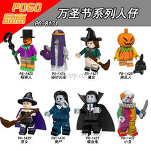PG8171 Halloween clown zombie vampire witch series minifigure