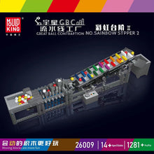 1281PCS MOULDKING 26009 Rainbow Stepper II GBC