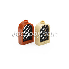 5 pcs 1*2*2⅔ dome window MOC bricks 30044+30046