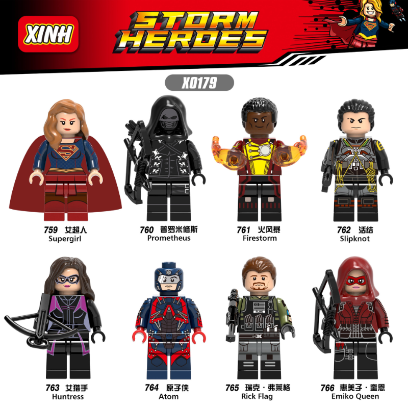 X0179 Storm Heroes series minifigures Joy Bricks