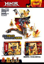 505pcs 60097 NINJAGO Fire Fang Compatible 70674