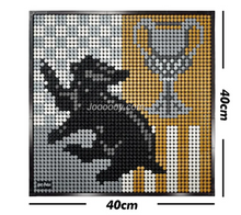 4249PCS 8902 Harry Potter Hogwarts Crests