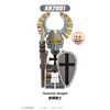 X0348 Medieval Roman Knight Series Golden Knight Minifigures