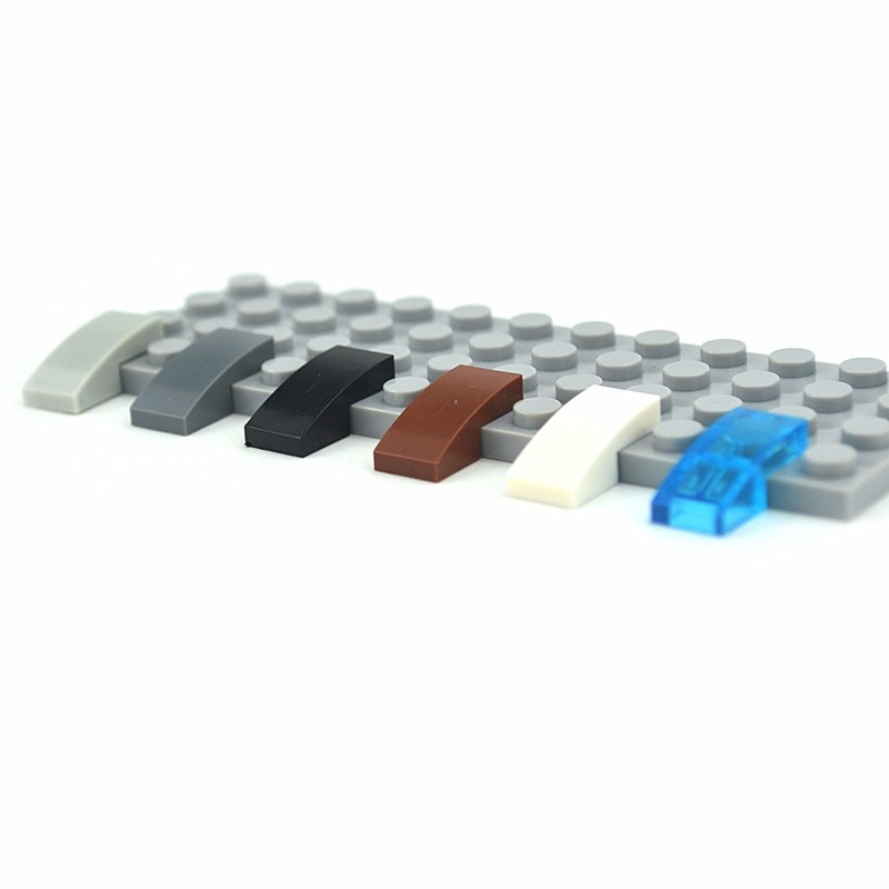 50pcs 2*1 Slope Curved MOC Bricks 11477