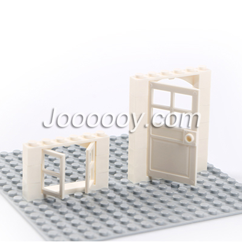 A set of doors and windows MOC bricks 3005
