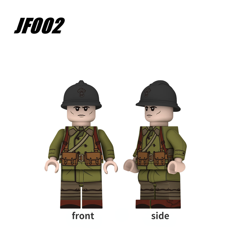 JF001-004 Military Minifigures French Army