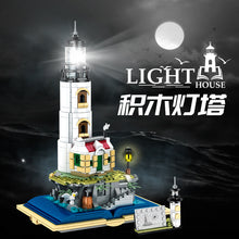 1016PCS MJi 13015  Light House Book with Light