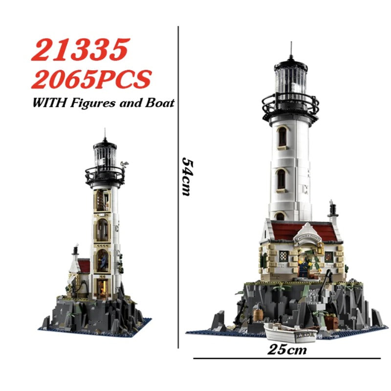 2065PCS JIESTAR 92882 Motorised Lighthouse with LED