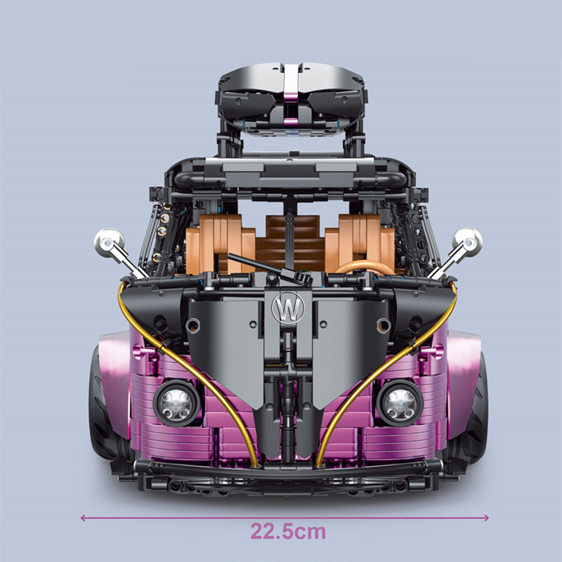 3299pcs TGL T5022B Volkswagen Bus Purple 1:8