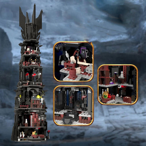 2359pcs Lord of the Rings The Tower of Orthanc 10237