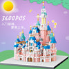 3600PCS X8001 Pink Castle （micro blocks）