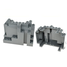 4pcs 4*10*6 Mountain Peak Stone MOC Bricks 6082