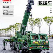 5539 PCS MOULDKING 20009 Armored Recovery Crane G-BKF