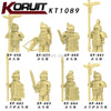 KT1089 Terracotta Warriors Minifigures
