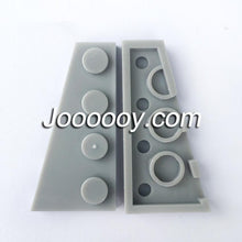 20 pcs 2*4 wedge plate left MOC bricks 41770