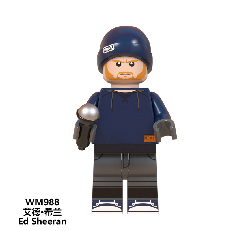 WM6093 Celebrity Series Singer Ed Sheeran Minifigures