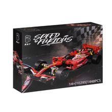 1448PCS KBOX 10295 10296 Ferrari Formula 1 Car
