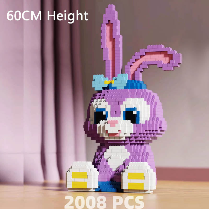 2008pcs Happy Rabbit （normal bricks）