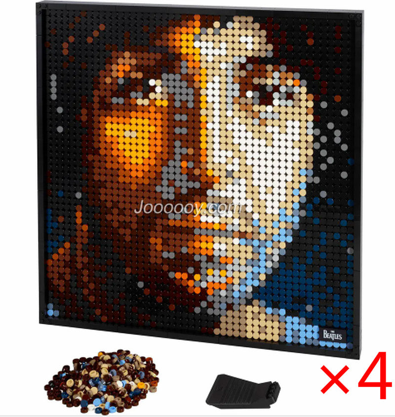 2399PCS Pixel Art：The Beatles
