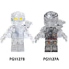 PG1127A PG1127B Predator transparent minifigures