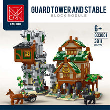 3811PCS XMORK 033001 Guard Tower AND Stable