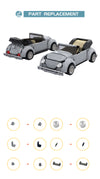 344PCS MOC-111807 79' VW Beetle Cabriolet Speed Champions