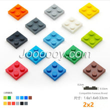20 pcs 2*2 plates MOC bricks 3022