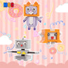 331PCS Foxy Boxy LankyBot