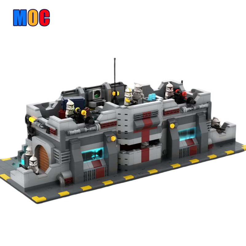 1723PCS MOC-81358 Clone Base Bunker