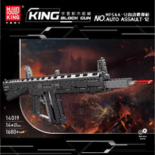 1680PCS 14019 Mouldking Auto Assault-12 Gun