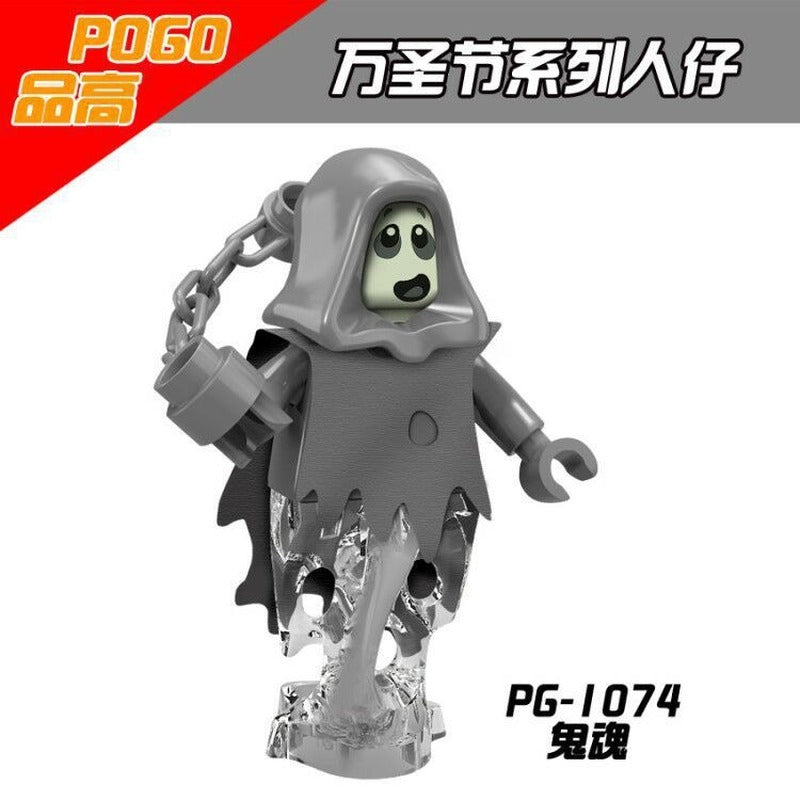 PG8080 Halloween witch vampire skull minifig