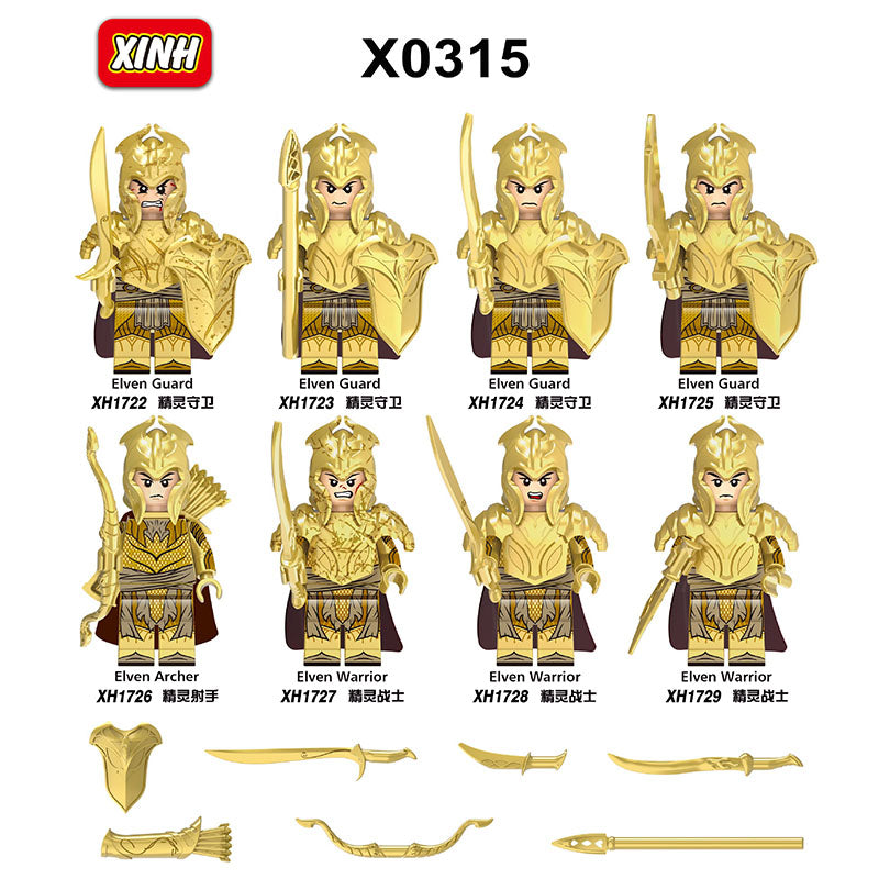 X0315 Medieval series minifigures