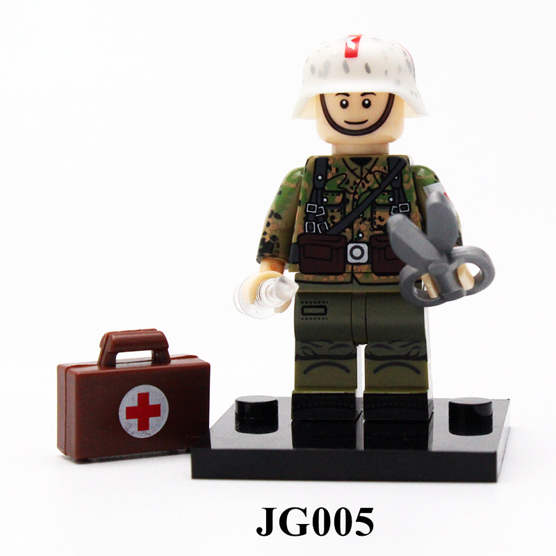5pcs JG005 military minifigure medic